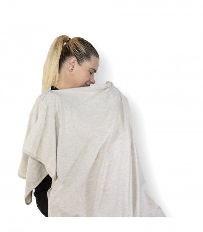 SILVERION GÜMÜŞLÜ EMZİRME ÖRTÜSÜ - EKRU