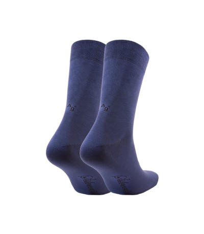 SILVERION GÜMÜŞLÜ ÇORAP KLASİK SERİ-SAKS MAVİ