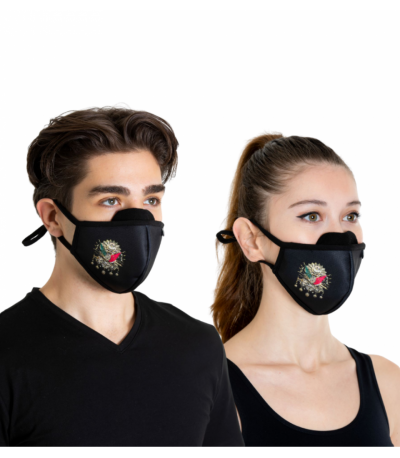 SILVERION GÜMÜŞLÜ AĞIZ MASKESİ - COURAGE