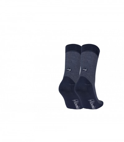 SILVERION GÜMÜŞLÜ ÇORAP BUSINESS BA- LACİVERT