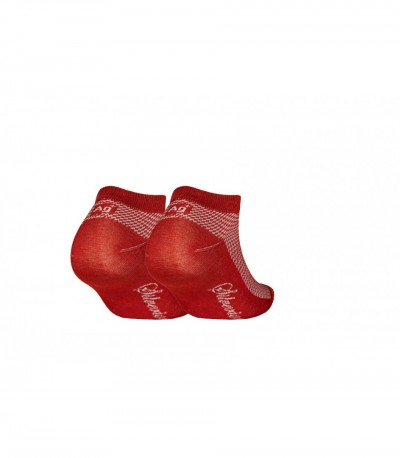 SILVERION GÜMÜŞLÜ ÇORAP BUSINESS KA-KIRMIZI